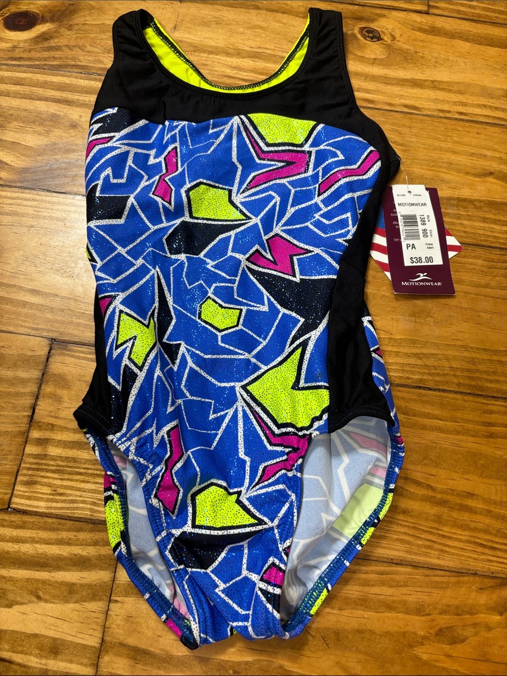 NWT Motionwear Petite Adult Gymnastics Leotard Style 1389 Color 900